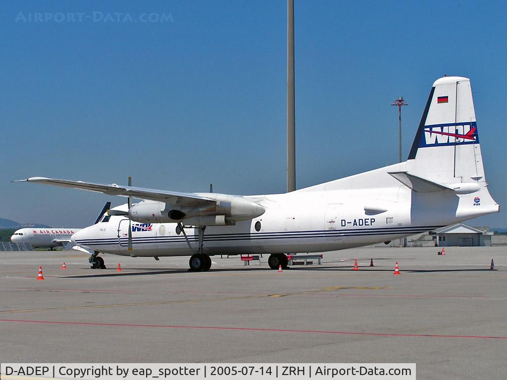 D-ADEP, 1967 Fokker F.27-600 Friendship C/N 10318, parked on cargo section