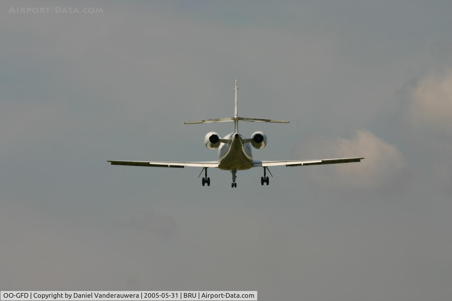 OO-GFD, 1999 Dassault Falcon 2000 C/N 101, back home