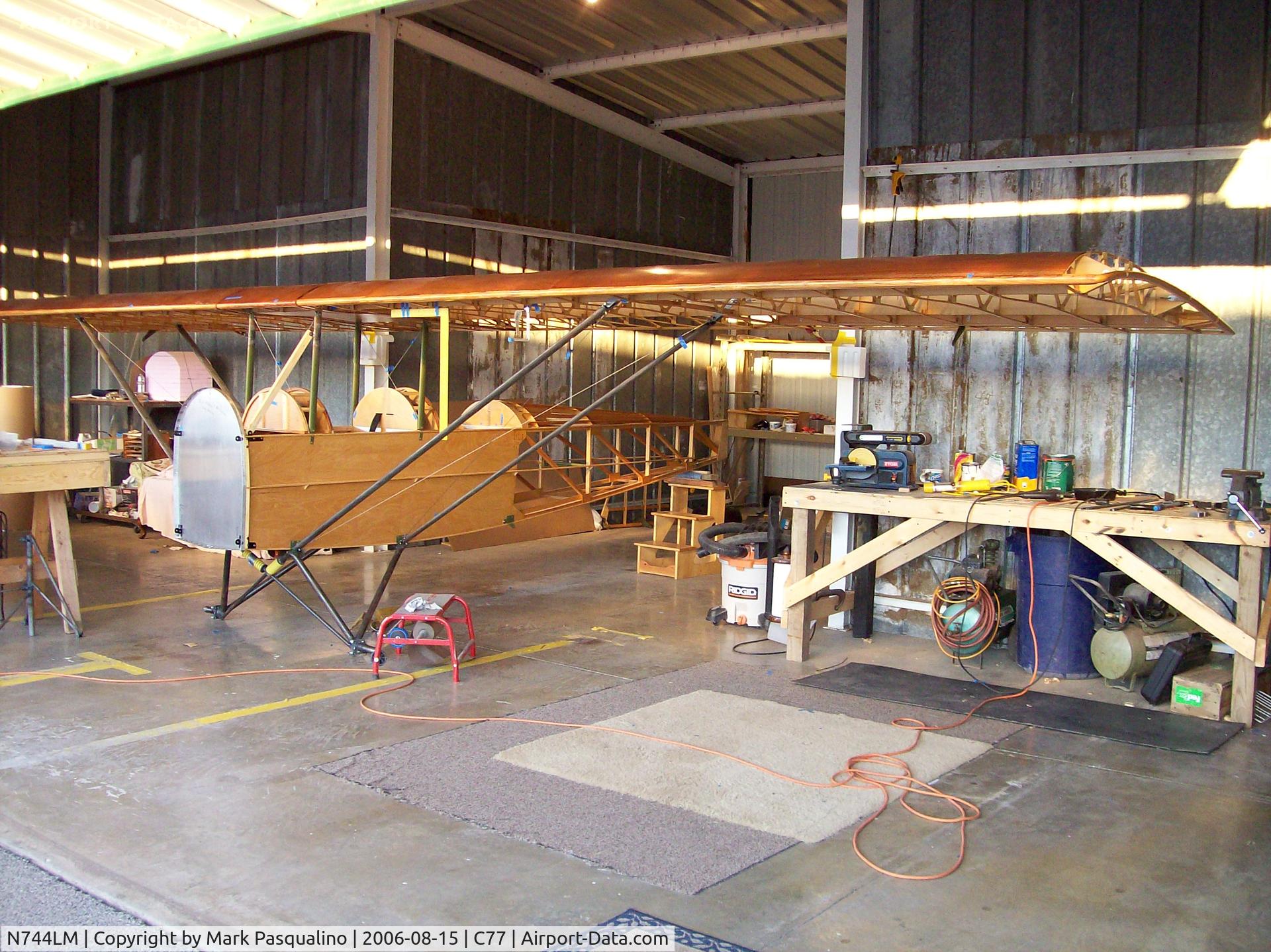 N744LM, 2008 Pietenpol Air Camper C/N KAS197402, Pietenpol project