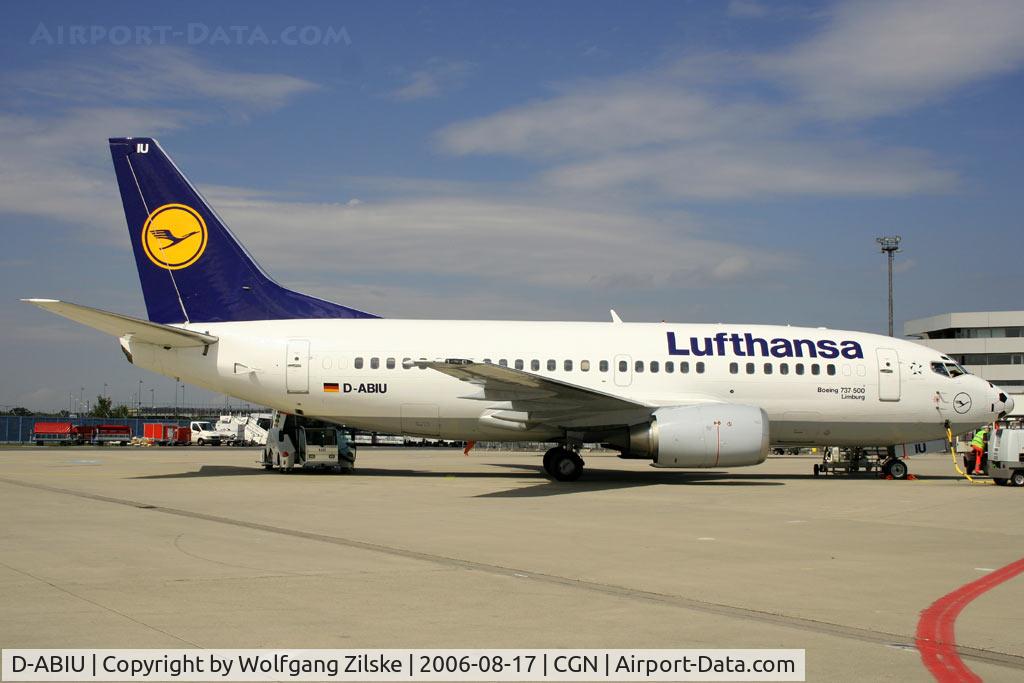D-ABIU, 1991 Boeing 737-530 C/N 24944, soccer nose