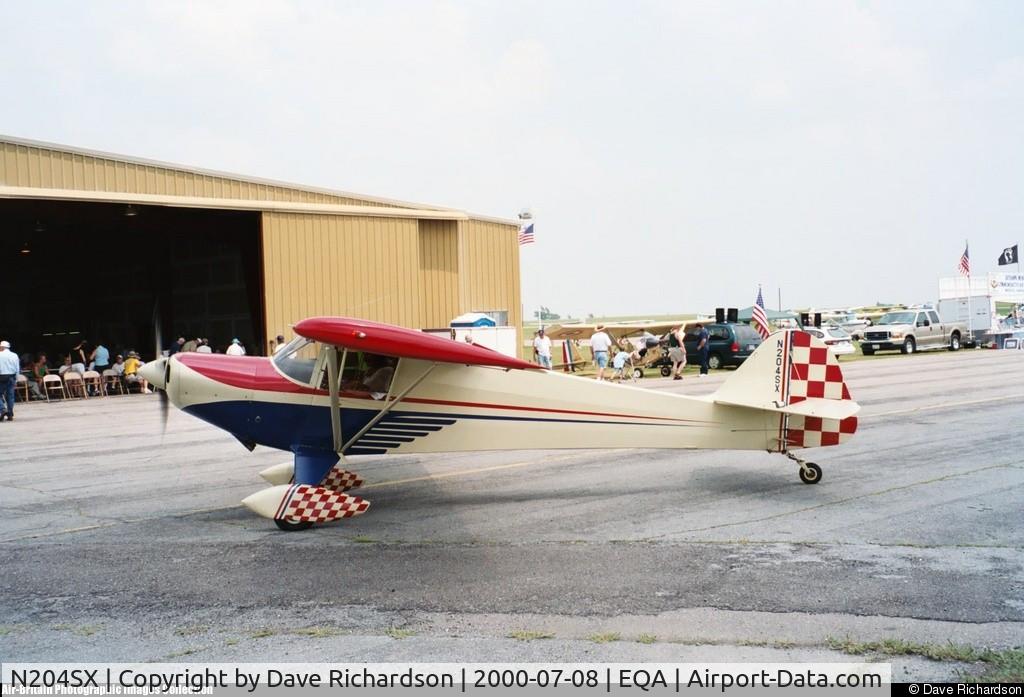 N204SX, 1997 Wiebe David G WIEBE SWICK CLP WNG C/N DW-001, Picture taken at during the local EAA fly-in.