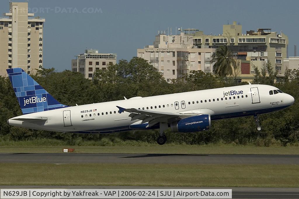 N629JB, 2005 Airbus A320-232 C/N 2580, Jetblue Airbus A320