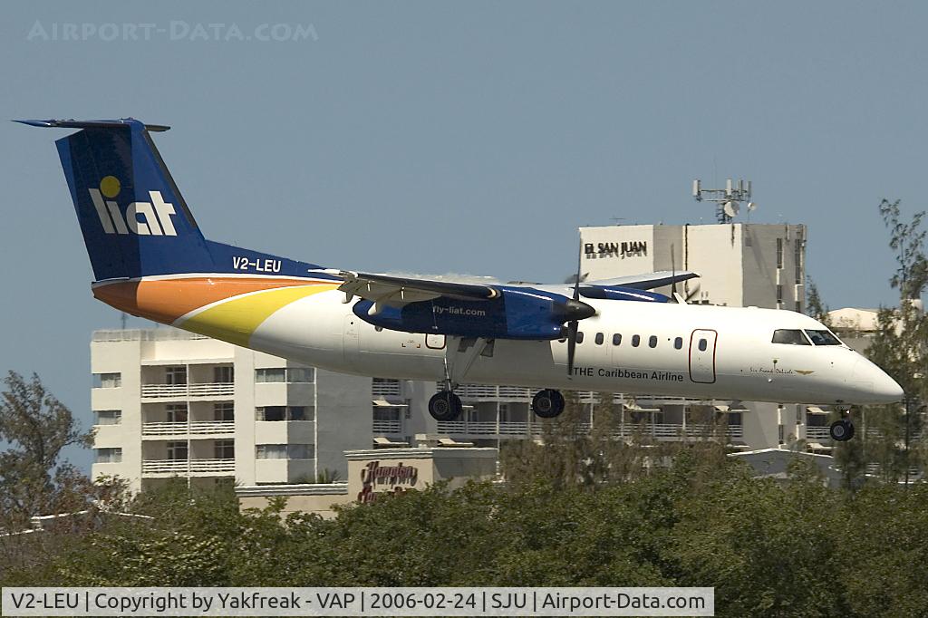 V2-LEU, 1995 De Havilland Canada DHC-8-311B Dash 8 C/N 408, Dash8-300 of LIAT