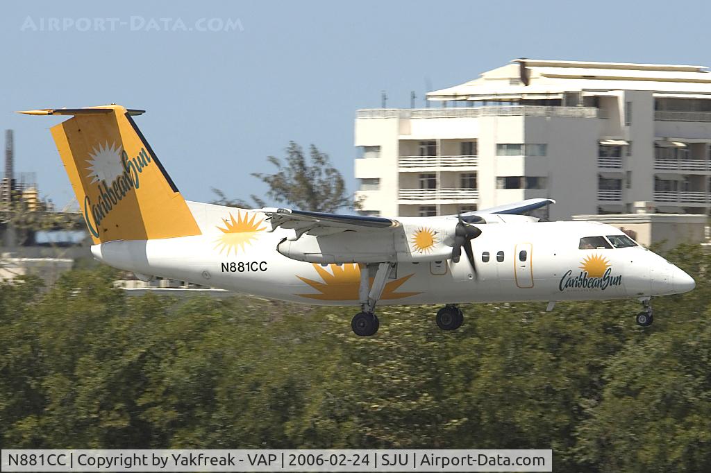 N881CC, De Havilland Canada DHC-8-106 Dash 8 C/N 294, Dash 8-100 Carribean Sun