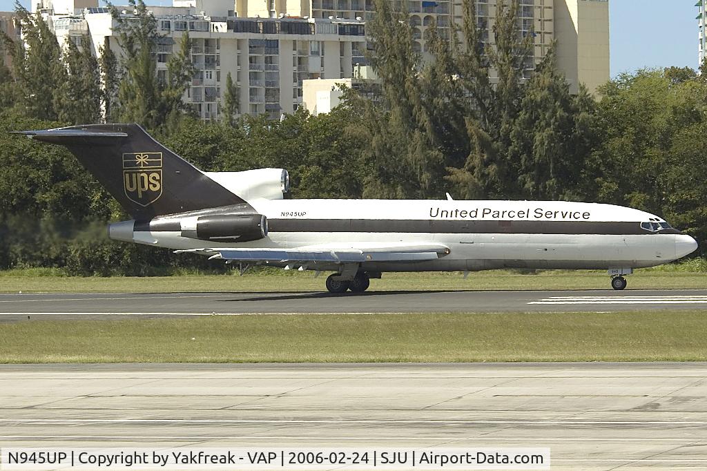 N945UP, 1966 Boeing 727-1QF(22C) C/N 19094, UPS Boeing 727-100