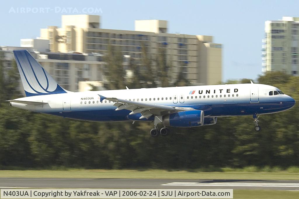 N403UA, 1993 Airbus A320-232 C/N 442, United Airbus A320