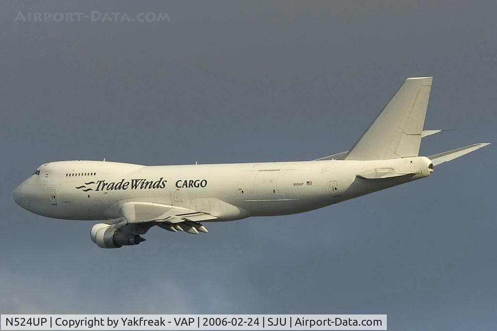 N524UP, 1978 Boeing 747-237B C/N 21446, Tradewinds Boeing 747