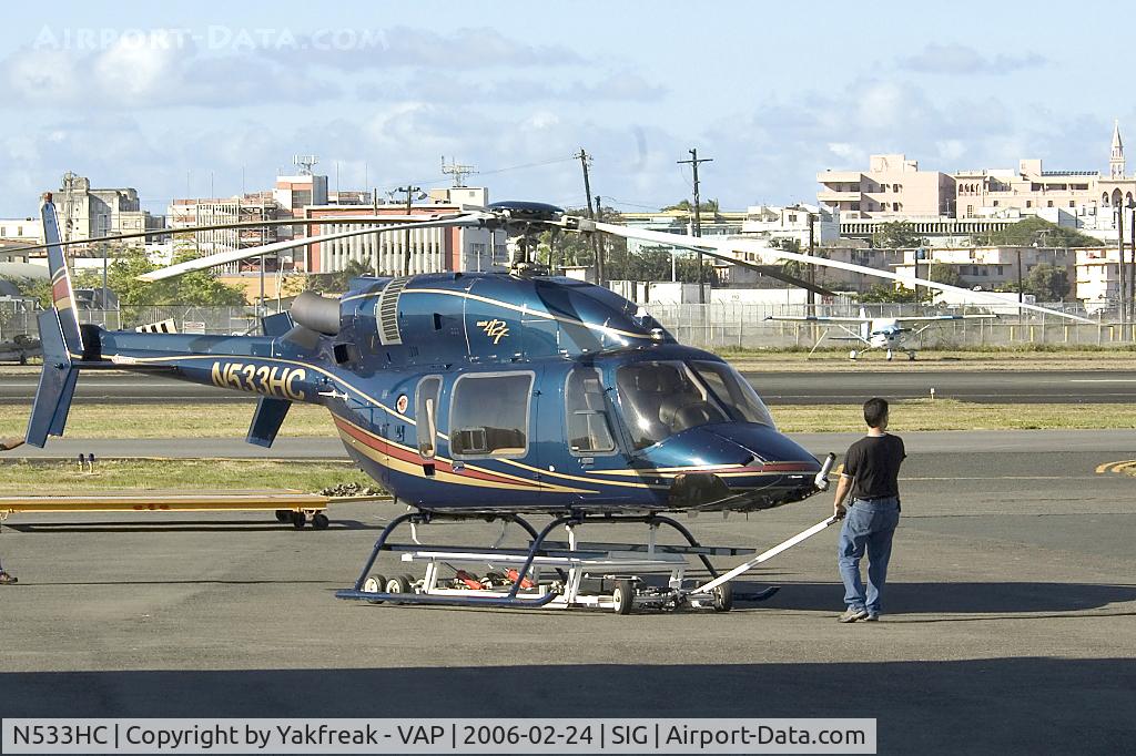 N533HC, 2001 Bell 427 C/N 56026, Bell 427 at Isla Grande