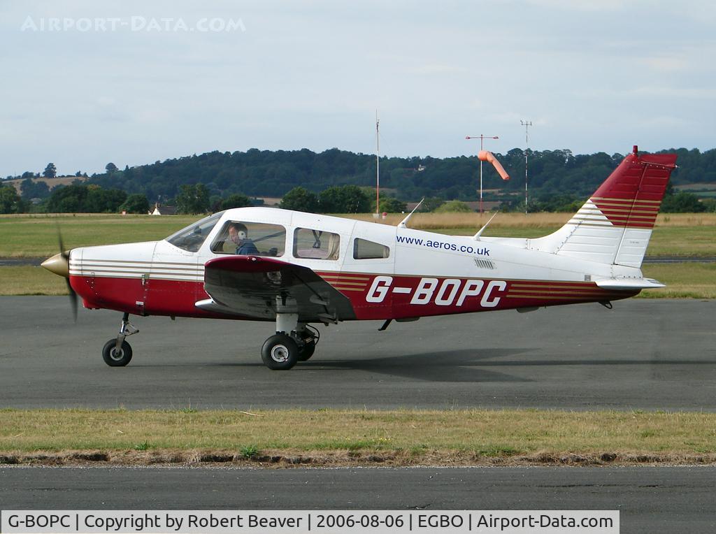 G-BOPC, 1982 Piper PA-28-161 Cherokee Warrior II C/N 28-8216006, Piper PA-28-161 Warrior II