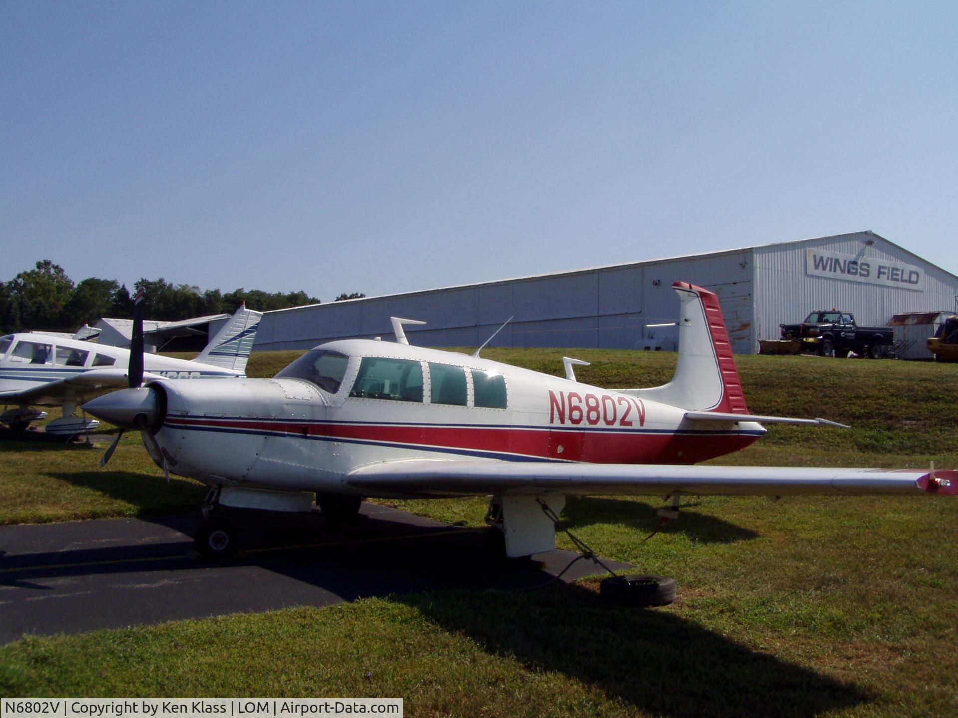 N6802V, 1970 Aerostar M-20F Aerostar 220 C/N 22-0002, M20F