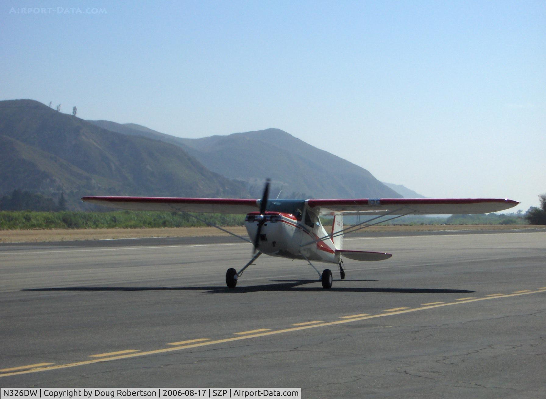 N326DW, 1946 Cessna 140 C/N 11220, 1946 Cessna 140, Continental O-200 100 Hp upgrade, taxi