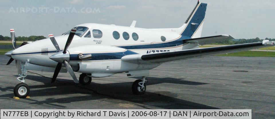 N777EB, 1979 Beech C90 King Air C/N LJ-863, 1979 Beech C90 with a new paint job since I last photographed on 4 13 06 in Danville Va.