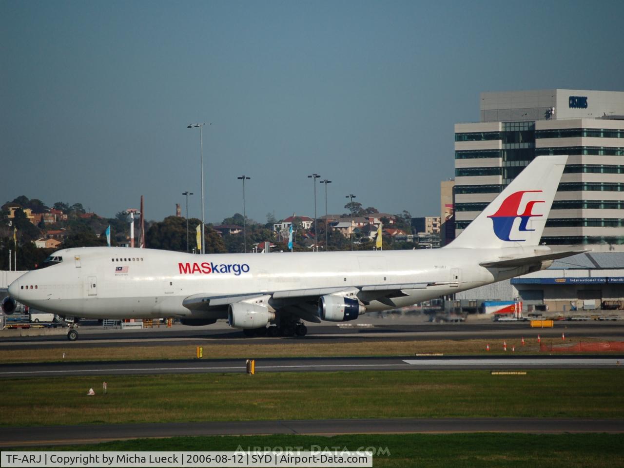 TF-ARJ, 1987 Boeing 747-236SF C/N 23735, MASkargo in Sydney