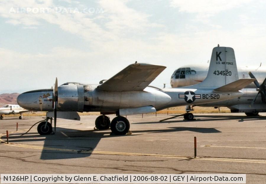N126HP, 1944 Douglas A-26B Invader Invader C/N 27799, At the firefighting museum