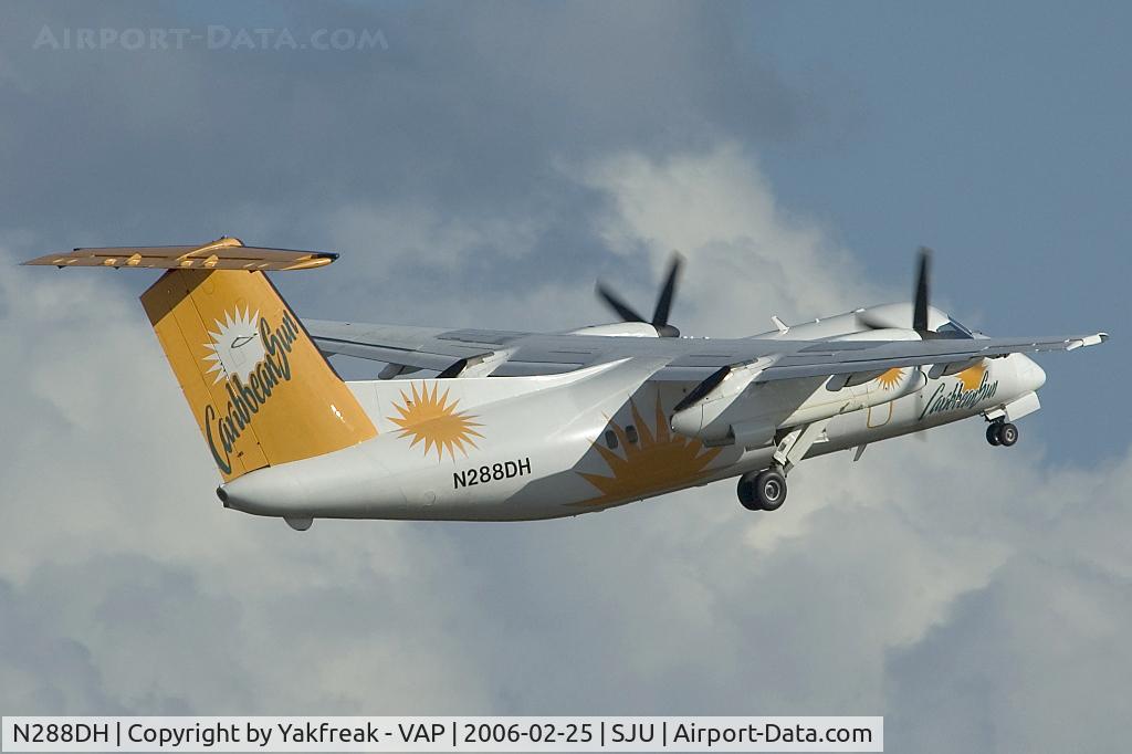 N288DH, De Havilland Canada DHC-8-102 Dash 8 C/N 317, Carribean Sun Dash8-100