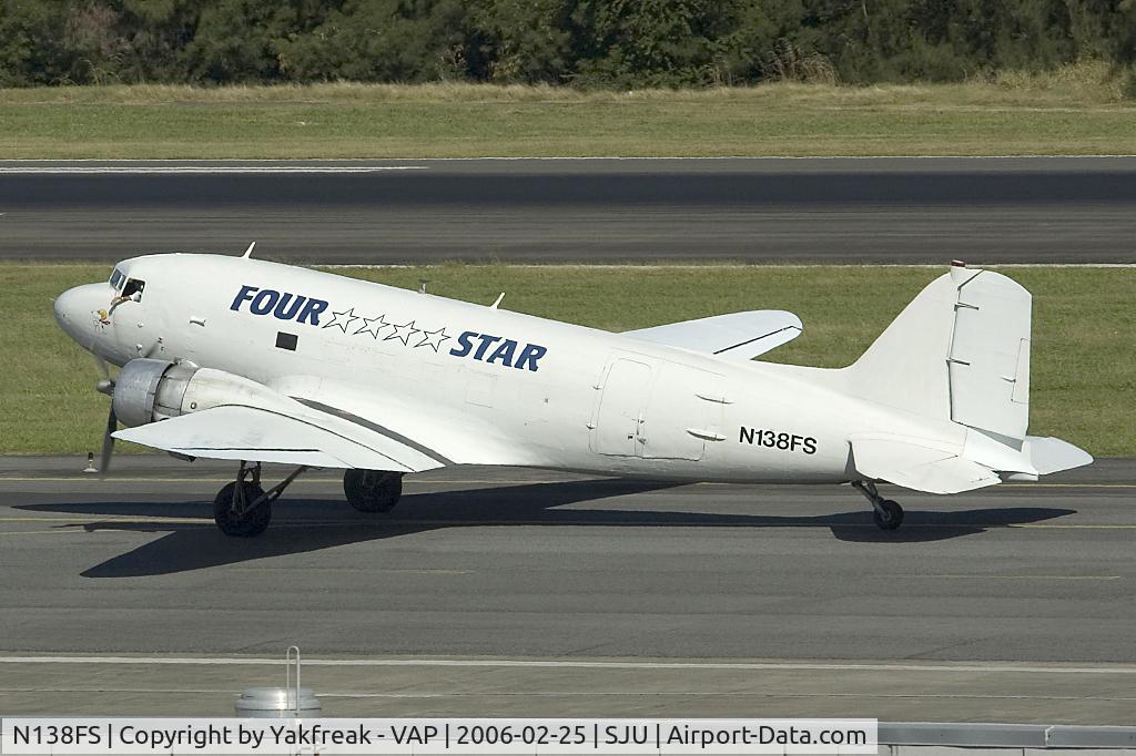 N138FS, 1942 Douglas DC-3C C/N 9967, Four Star DC3