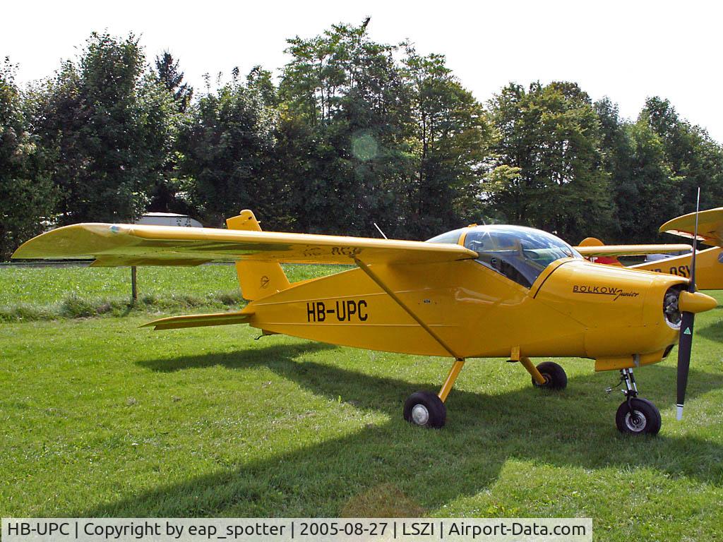 HB-UPC, 1966 Bolkow BO-208C C/N 610, parked at Schupfart-airport