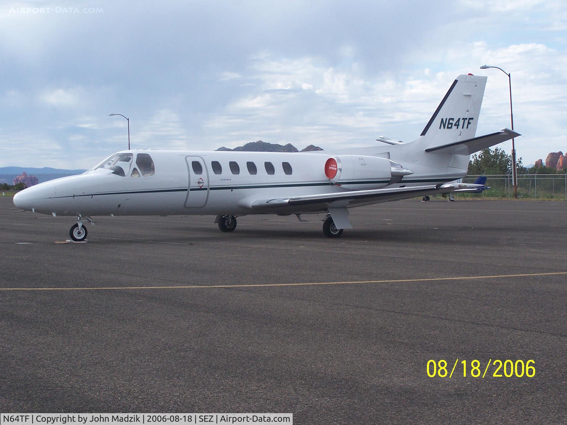 N64TF, 1979 Cessna 550 Citation II C/N 550-0064, Sedona Airport