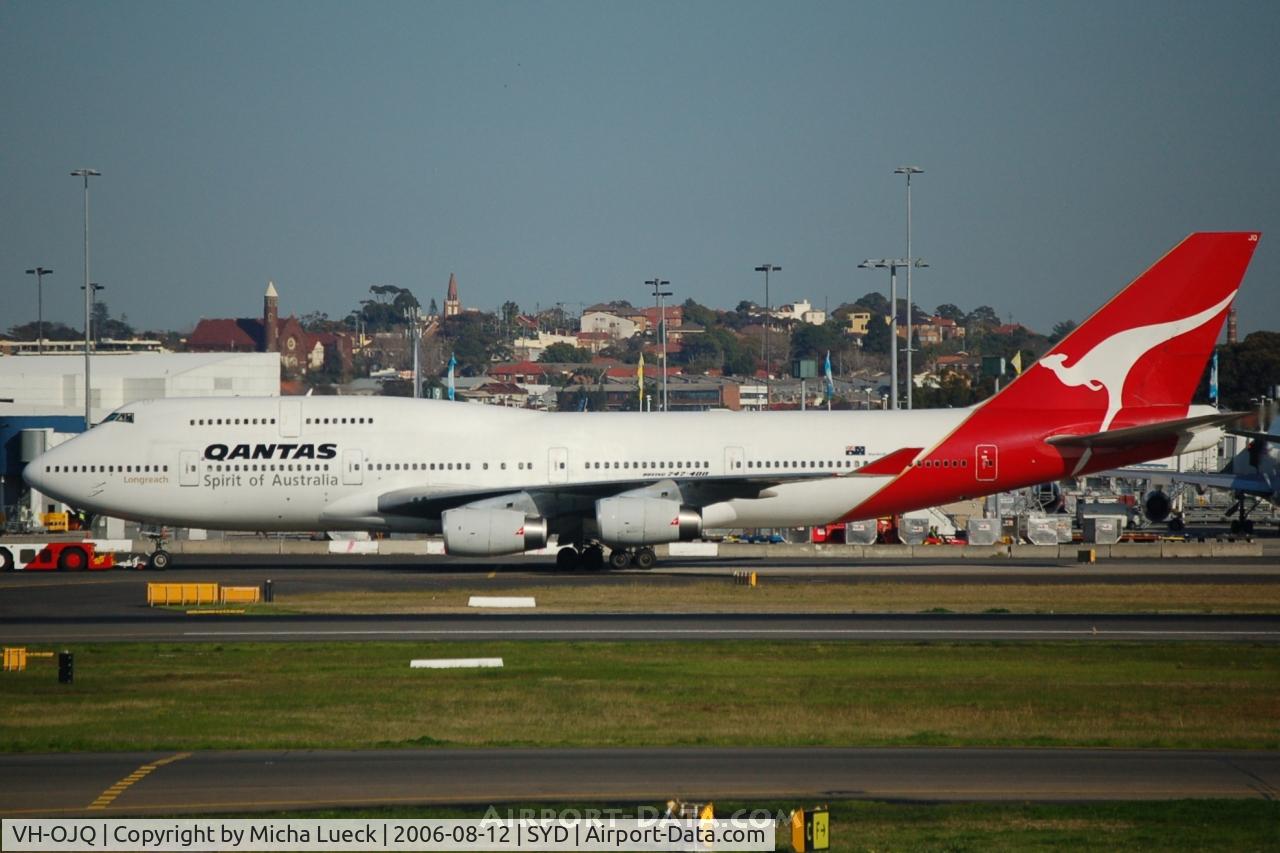 VH-OJQ, 1992 Boeing 747-438 C/N 25546, Qantas' B747-400 Longreach