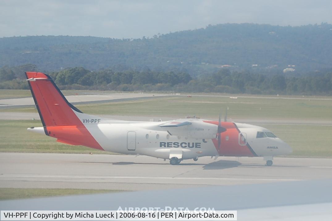VH-PPF, 1995 Dornier 328-100 C/N 3057, Ambulance Service