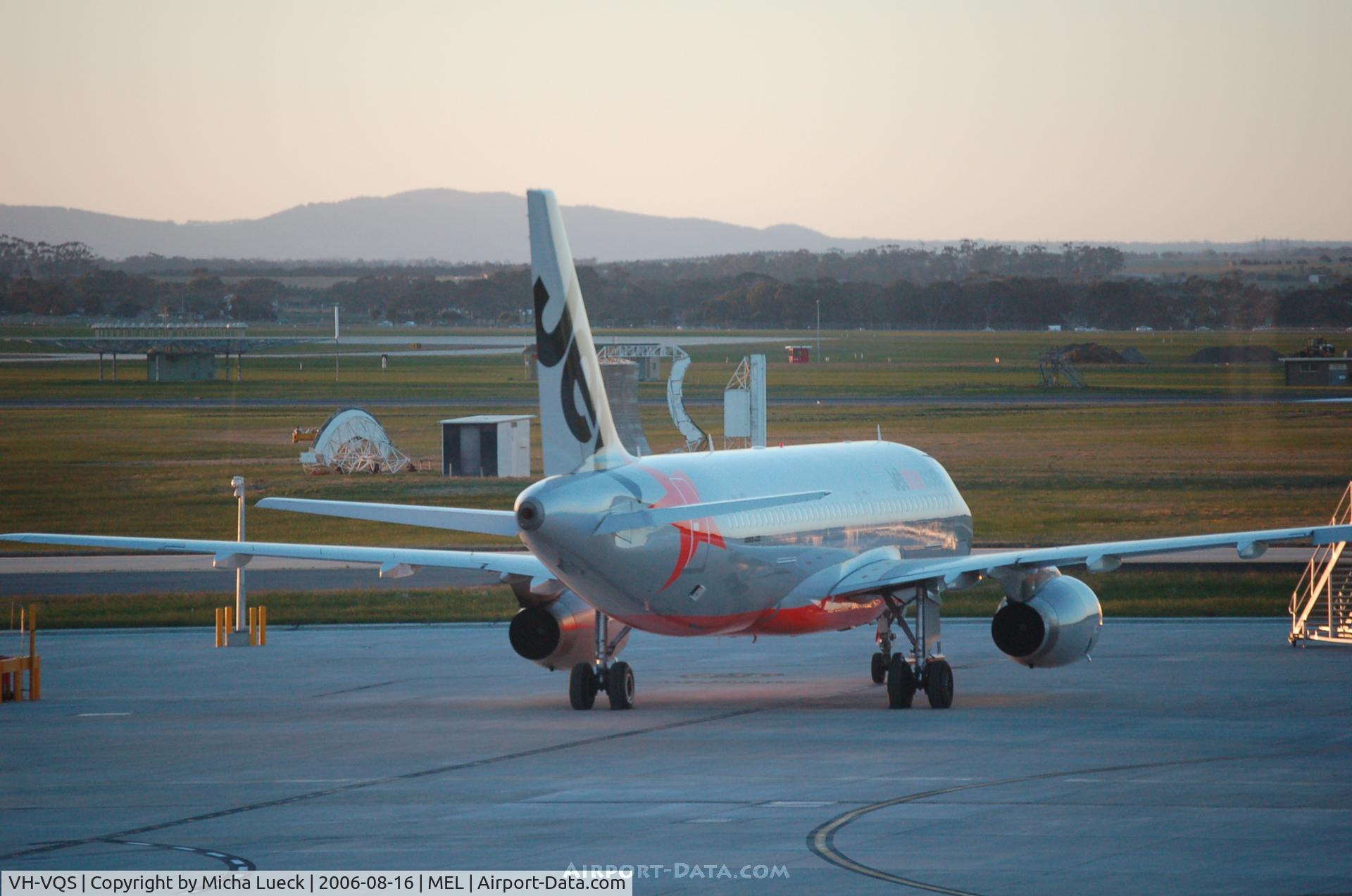 VH-VQS, 2005 Airbus A320-232 C/N 2515, Parked in Melbourne