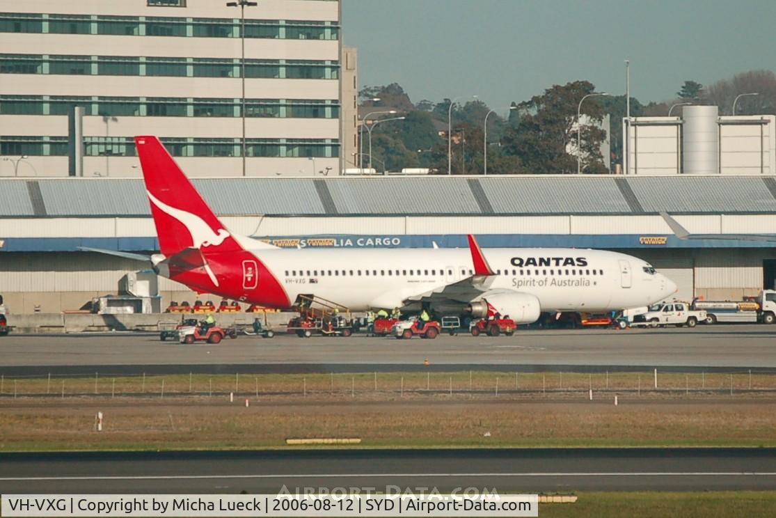 VH-VXG, 2001 Boeing 737-838 C/N 30901, Qantas operates an extensive fleet of B737s on domestic services