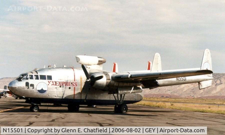N15501, 1951 Fairchild C-119G Flying Boxcar C/N 10955, At the firefighting museum.  Was in the movie, 