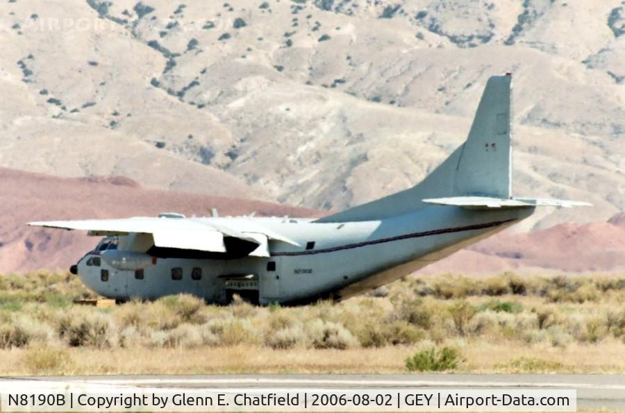 N8190B, 1954 Fairchild C-123K Provider C/N 20144, In storage, shot with 600mm lens