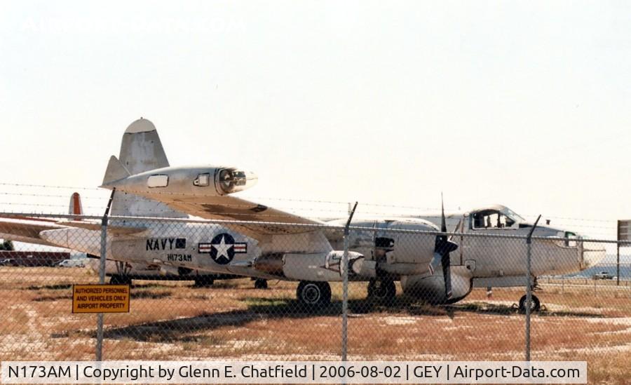 N173AM, 1957 Lockheed P2V-7 Neptune C/N 726-7129 (143173), At the firefighting museum