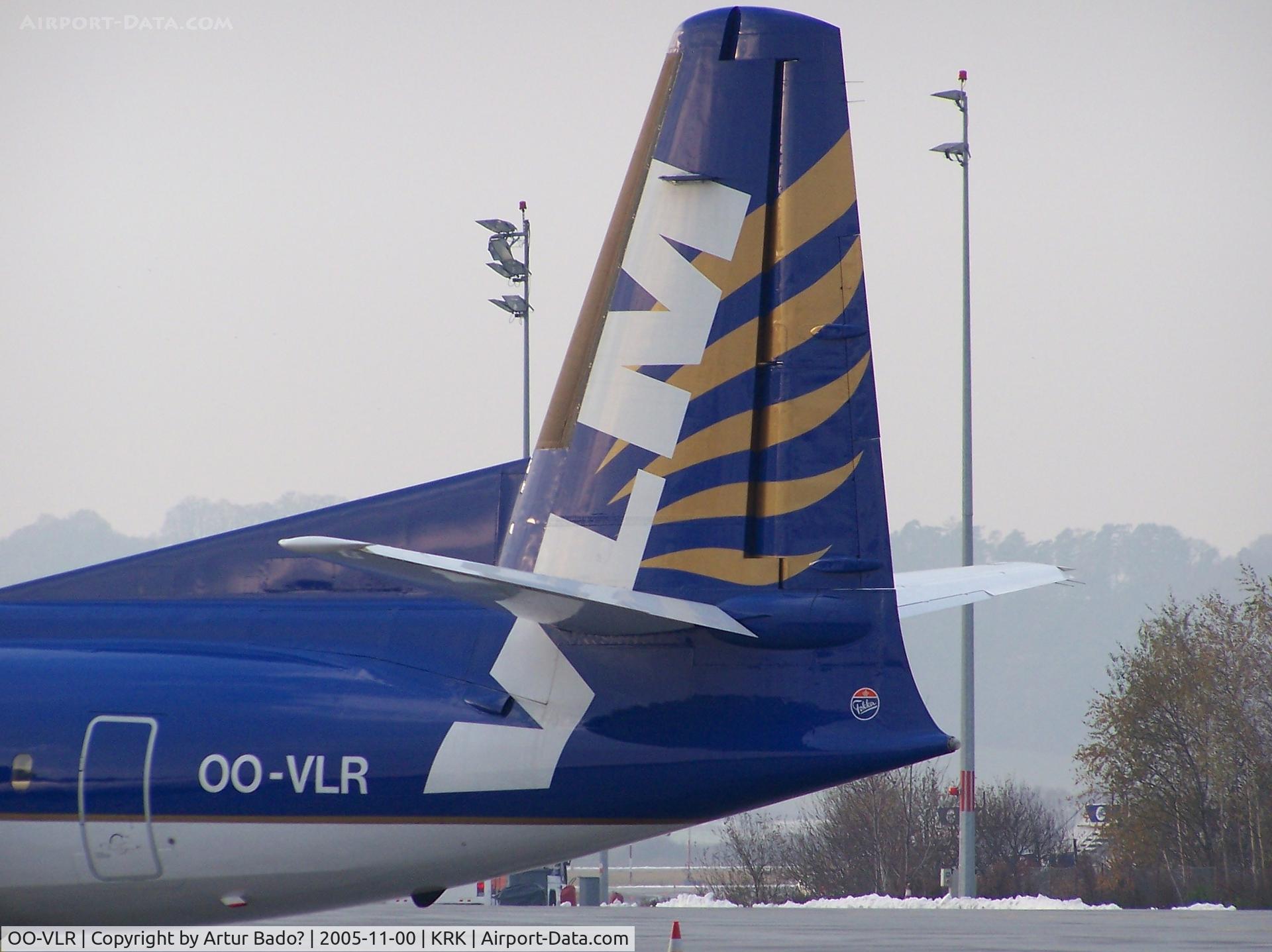 OO-VLR, 1988 Fokker 50 C/N 20121, VLM - Fokker 50