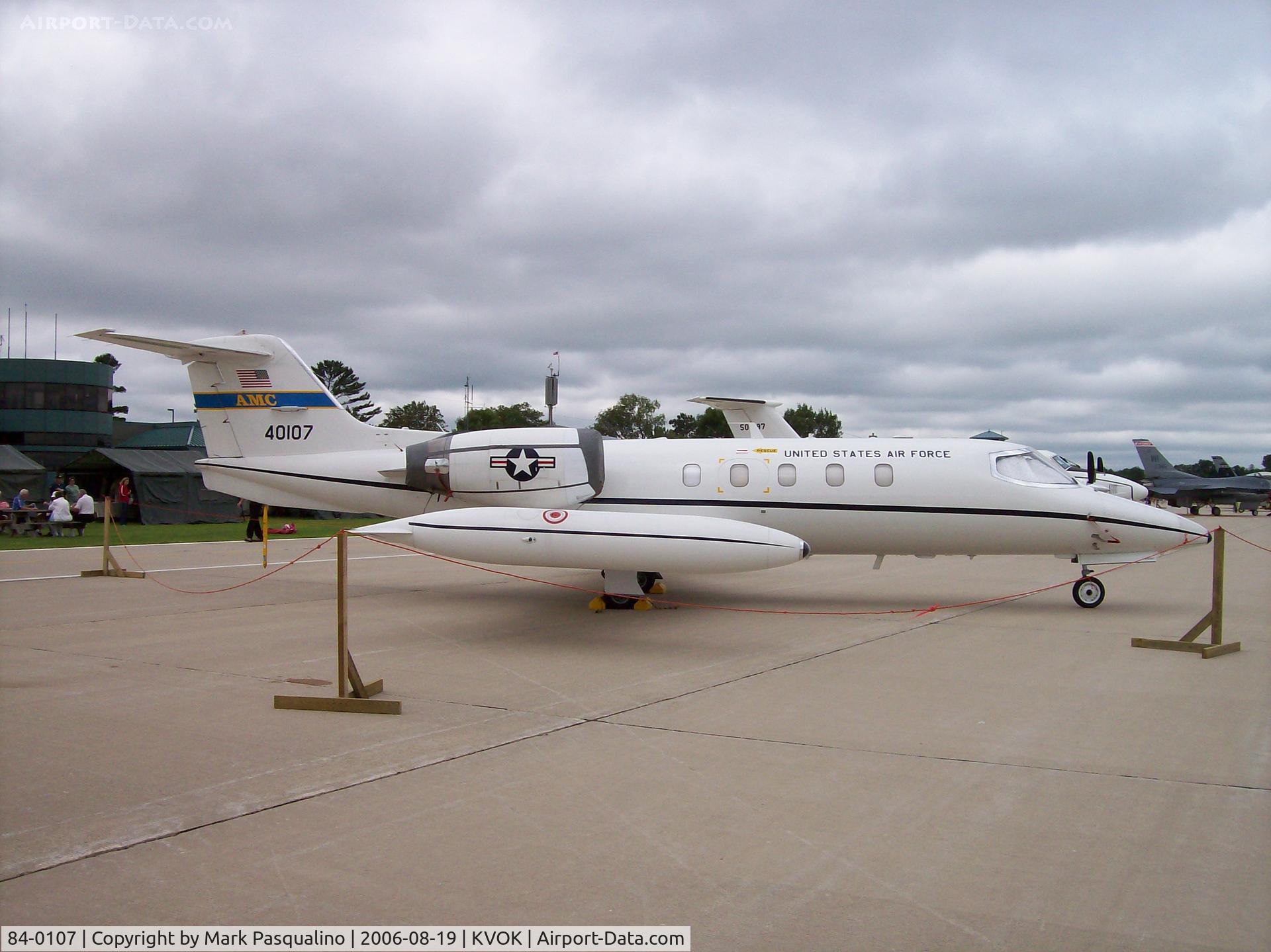 84-0107, 1984 Gates Learjet C-21A C/N 35A-553, Lear C-21A  84-0107