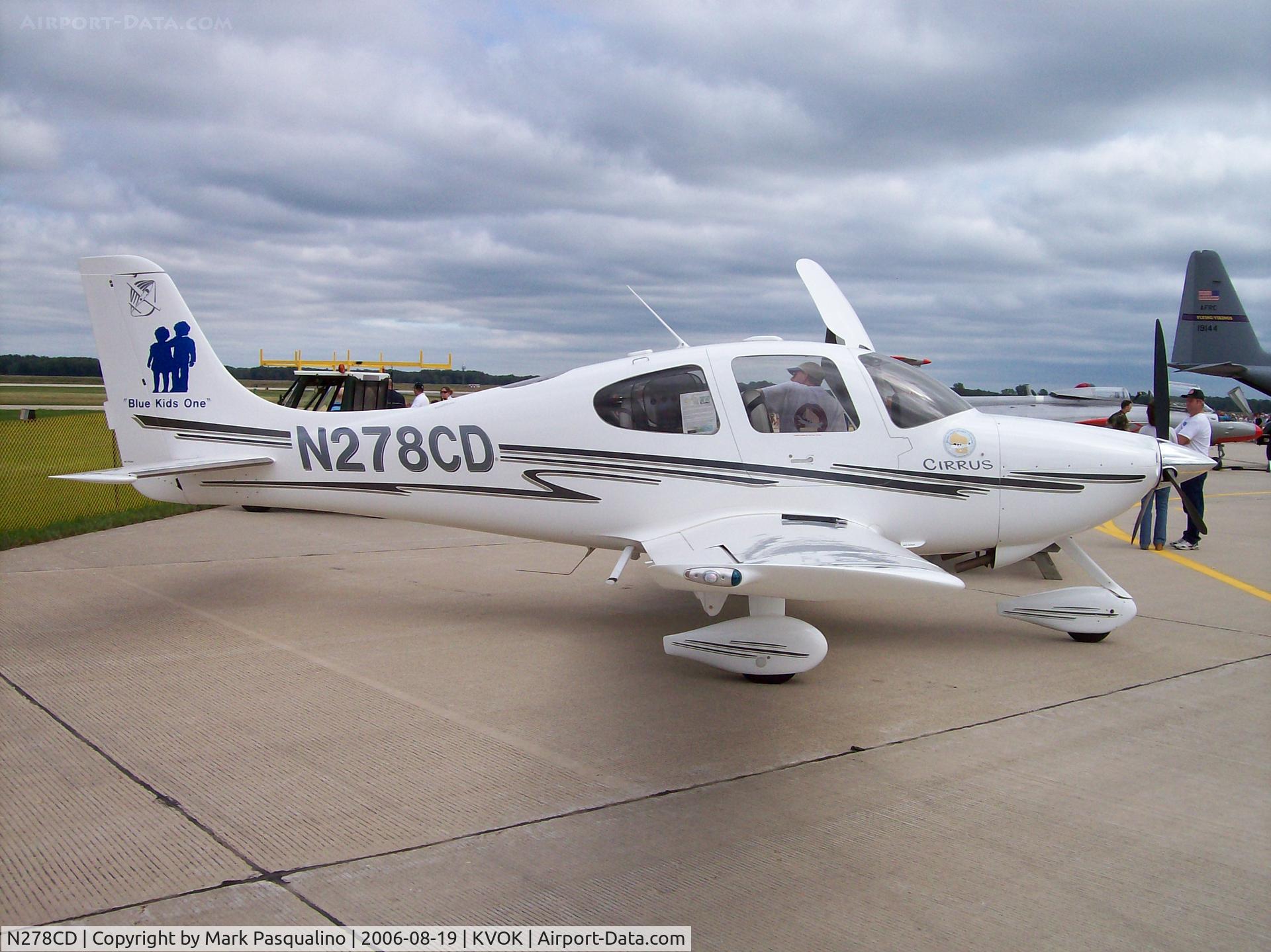 N278CD, 2002 Cirrus SR22 C/N 0337, SR-22   Two pilots landed at all paved airports in Wisconsin in 17 hours with this aircraft.