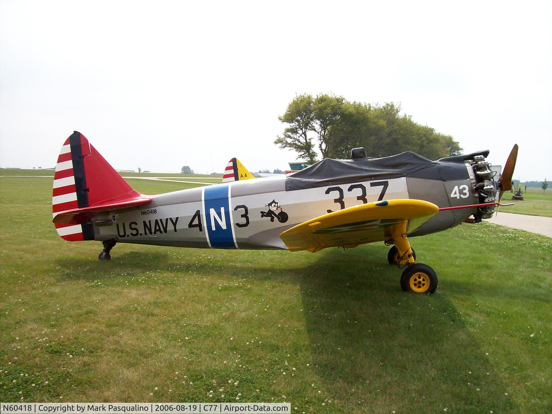 N60418, 1943 Fairchild (St. Louis) PT-23A Cornell (M-62C) C/N 337SL, Fairchild PT-23
