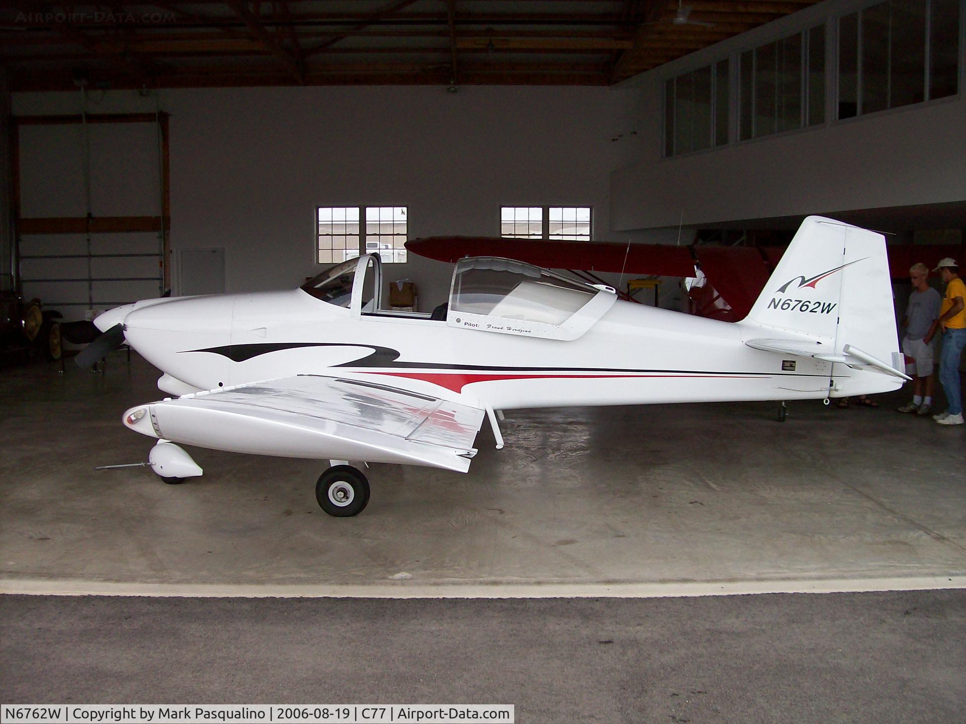 N6762W, 2000 Vans RV-6A C/N 60224, RV-6A