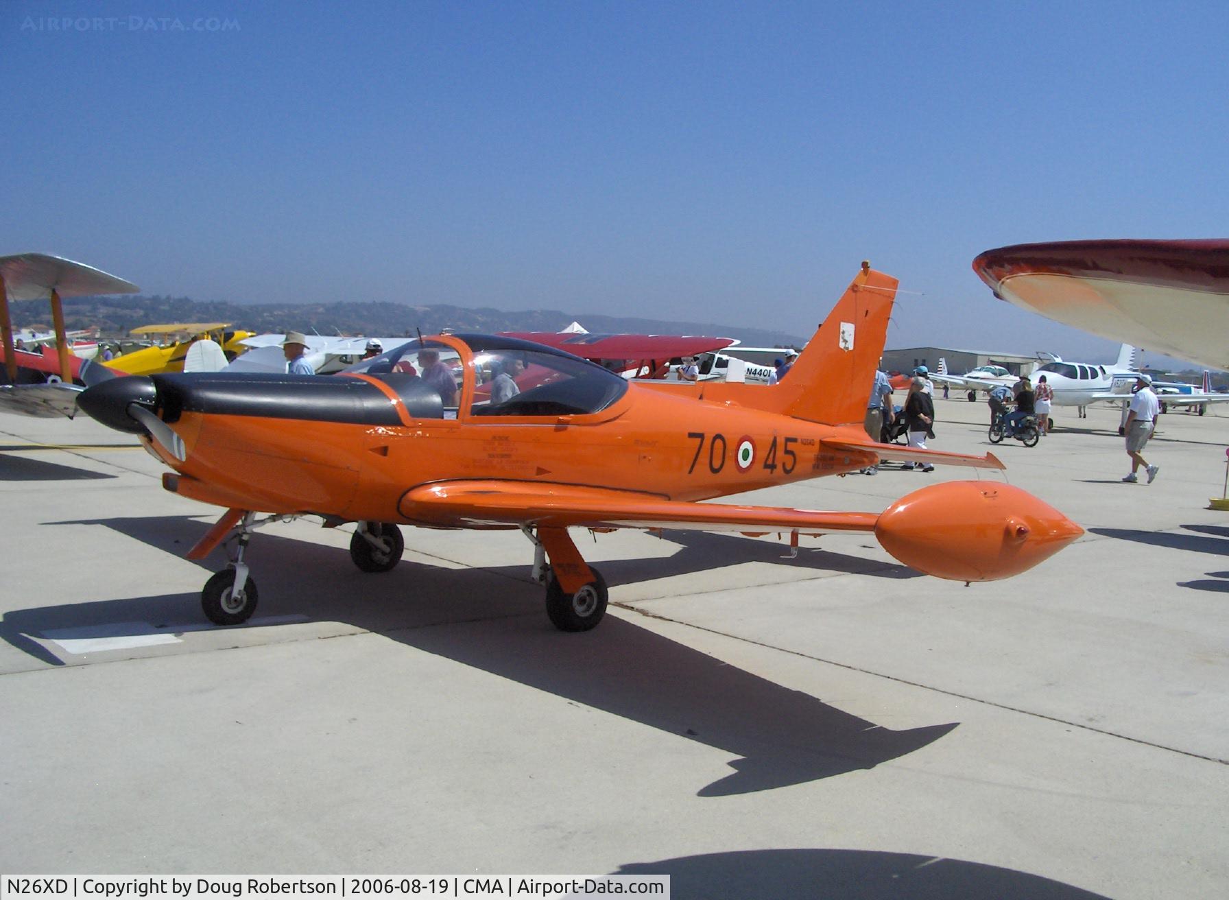 N26XD, 1987 SIAI-Marchetti F-260C C/N 40-016, SIAI-Marchetti F.260C, Lycoming O-540-D4A5 260 Hp