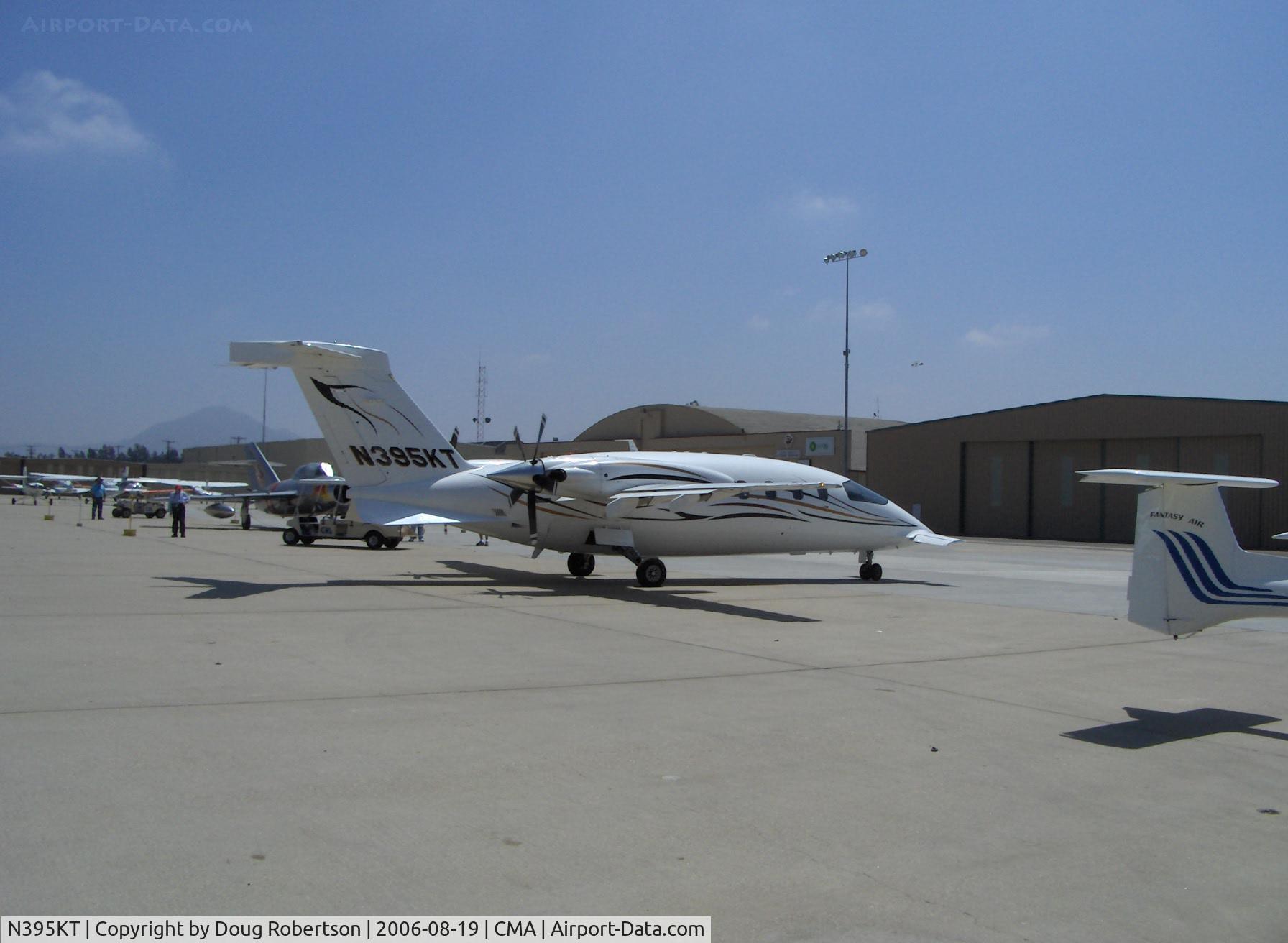 N395KT, 2001 Piaggio P-180 Avanti C/N 1044, 2005 Piaggio P180 AVANTI canard, two 1,485 shp P&W (Canada) PT6A-66 flat rated at 850 shp each, 5 blade pusher props, taxi turn