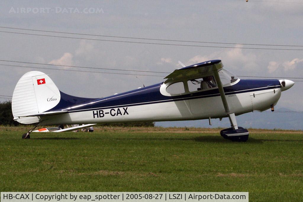 HB-CAX, 1950 Cessna 170A C/N 19644, cleared for take off