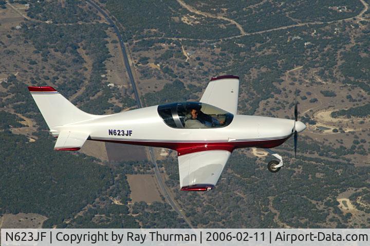 N623JF, 2005 Aero Designs Pulsar XP C/N 506, N623JF at 9500 north of San Antonio