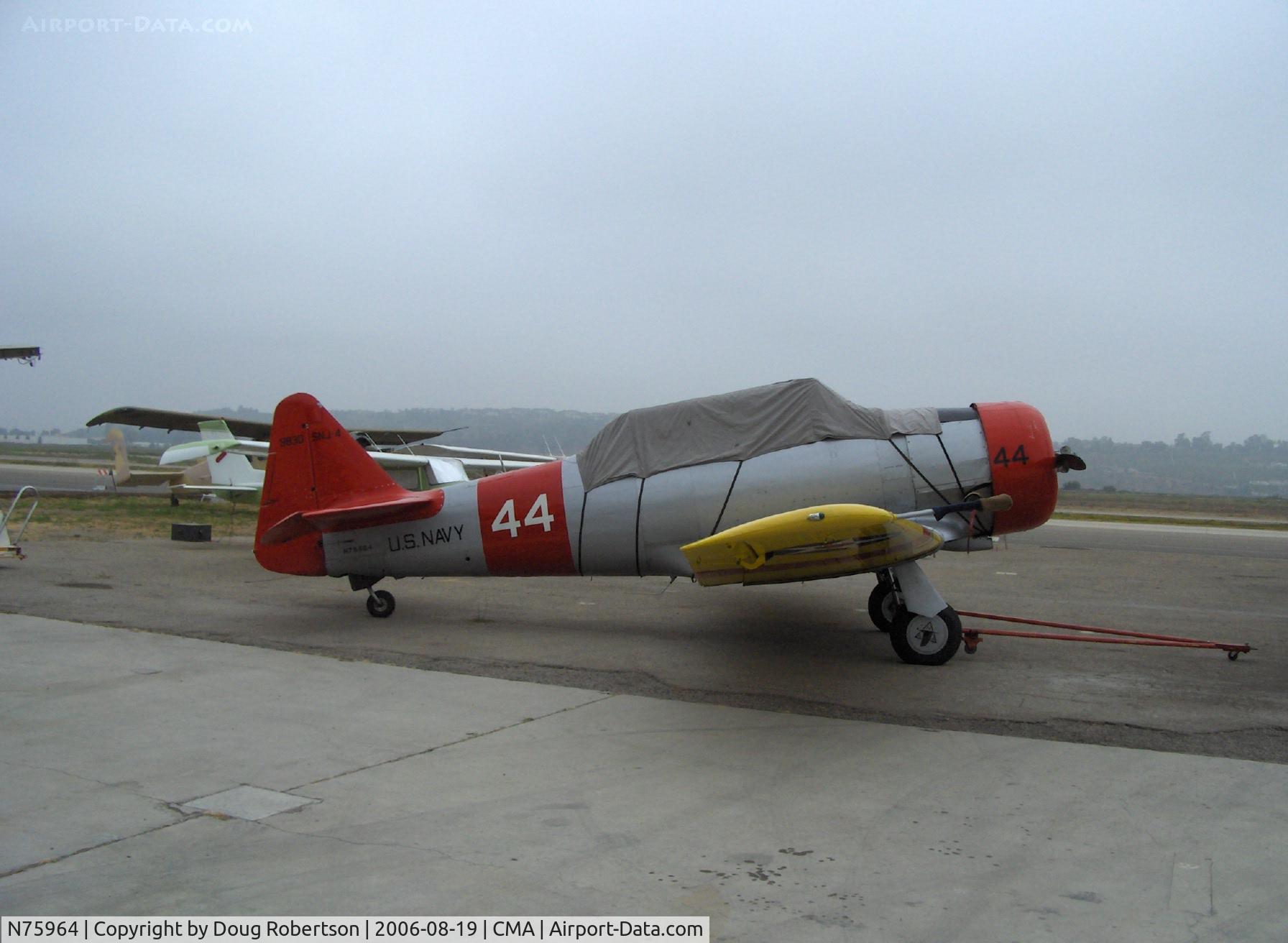 N75964, 1943 North American SNJ-4 Texan C/N 88-9830, 1943 North American SNJ-4 'Boll Weevil', P&W Wasp R1340 600 Hp