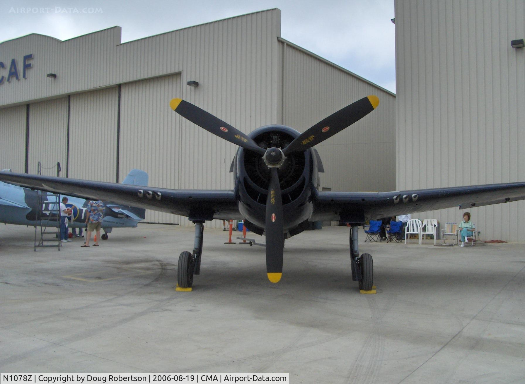 N1078Z, 1963 Grumman F6F-5 Hellcat C/N 27354801-66, 1963 S&S Special Grumman F6F-5 HELLCAT, P&W R2800-10W Double Wasp 2,200 Hp