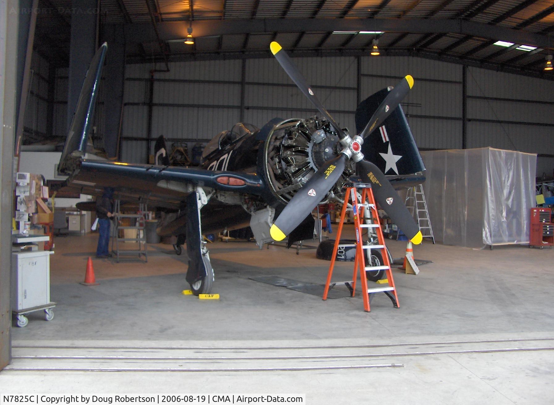 N7825C, 1948 Grumman F8F-2 (G58) Bearcat C/N D.1227, 1949 Grumman F8F-2 BEARCAT. P&W R-2800-34W Double Wasp 2,200 Hp, flew later in the day