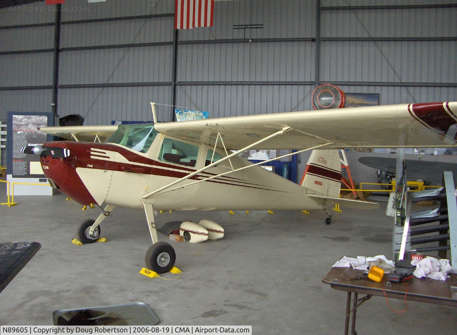 N89605, 1946 Cessna 140 C/N 8652, 1946 Cessna 140 Continental C85 85 Hp