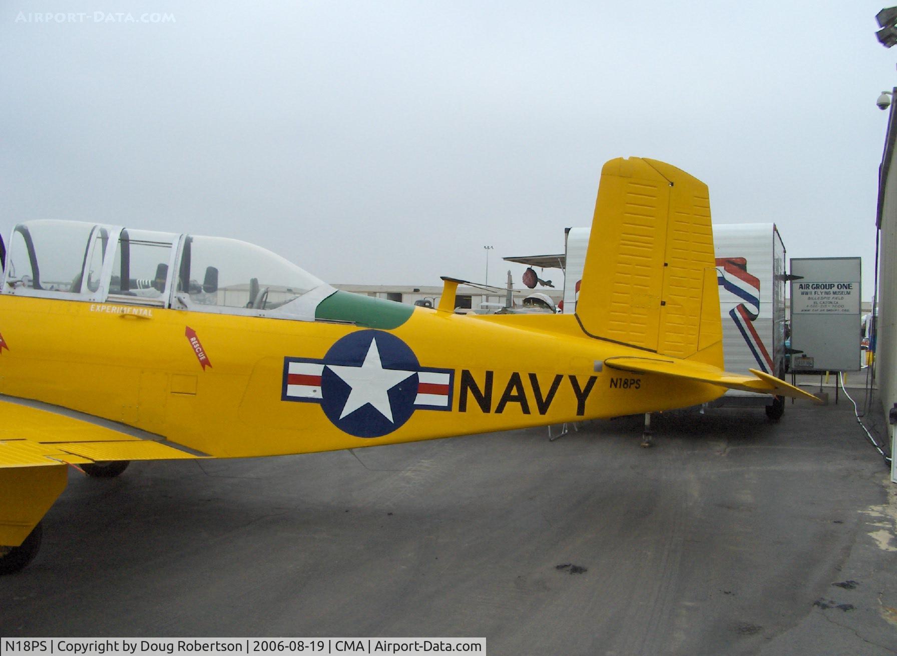 N18PS, 1957 Beech T-34B C/N BG-327, 1957 Beech T34B MENTOR 'Miss Kitty', Continental IO-470 230 Hp upgrade from Continental O-470-13 225 Hp