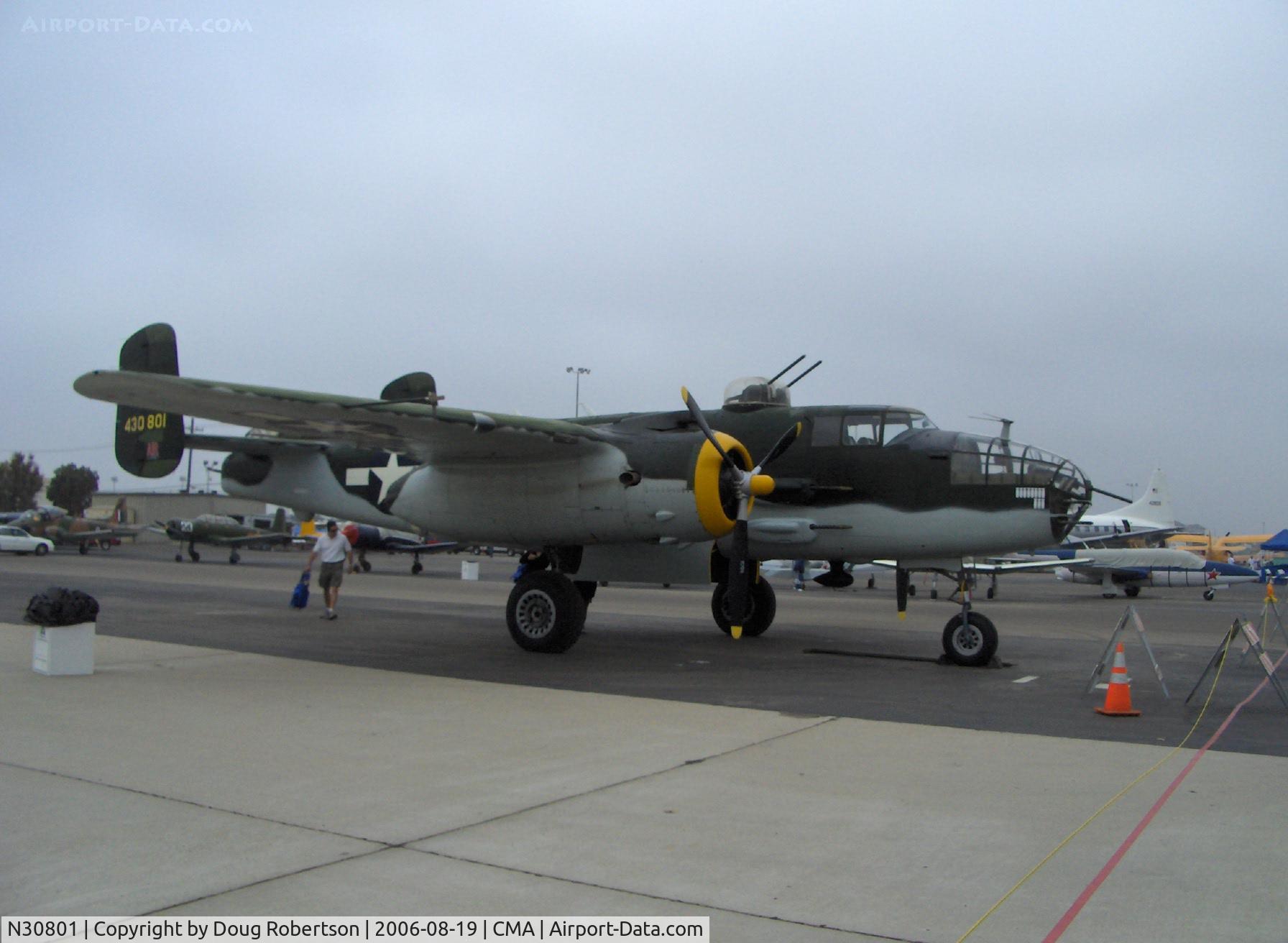 N30801, 1944 North American TB-25N Mitchell C/N 108-34076, 1944 North American B-25J MITCHELL 'Executive Sweet', two Wright R-2600s 1,700 Hp each