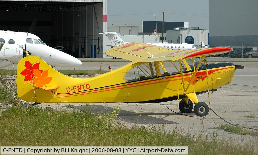 C-FNTD, 1961 Champion 7GCB C/N 93, Not hard to spot.