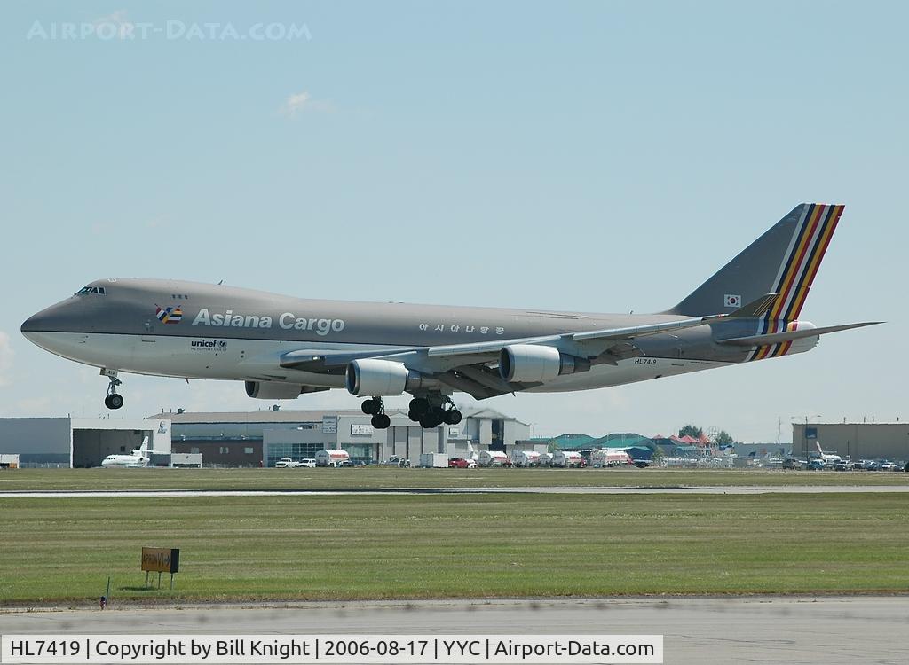 HL7419, 1994 Boeing 747-48EF (SCD) C/N 25781, Surprise midday arrival