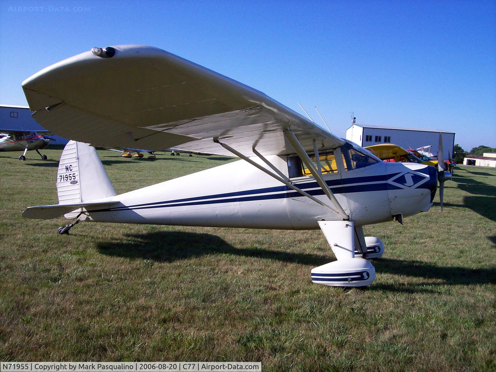 N71955, 1946 Luscombe 8A C/N 3382, Luscombe 8A