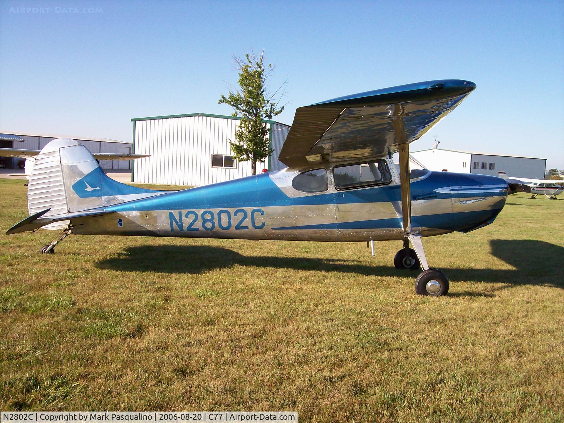 N2802C, 1954 Cessna 170B C/N 26345, Cessna 170
