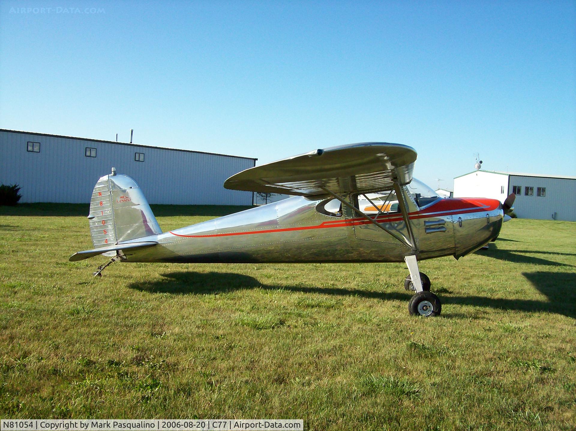 N81054, 1946 Cessna 140 C/N 10344, Cessna 140