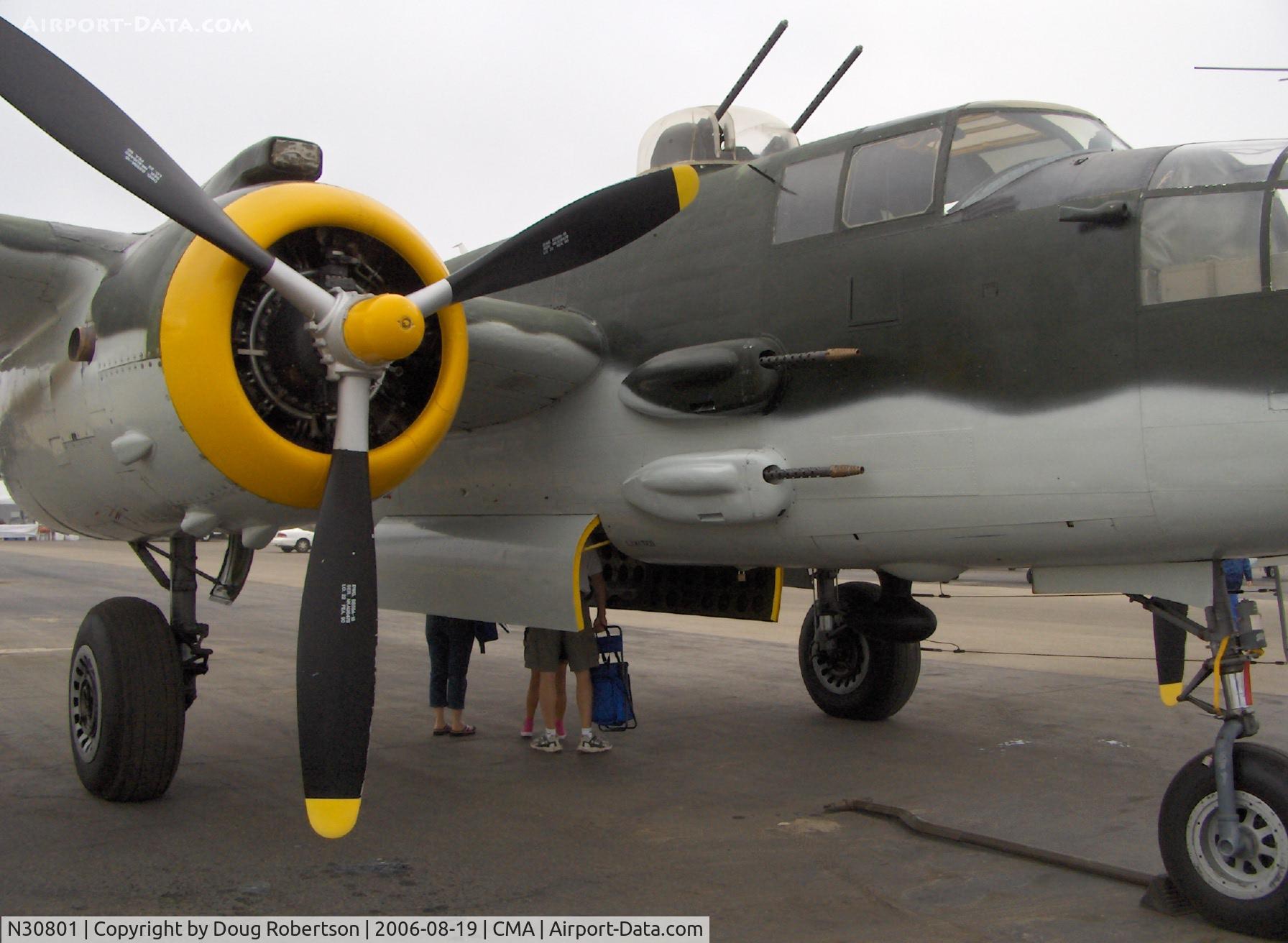N30801, 1944 North American TB-25N Mitchell C/N 108-34076, 1944 North American B-25J MITCHELL 'Executive Sweet' two Wright R-2600s 1,700 Hp each